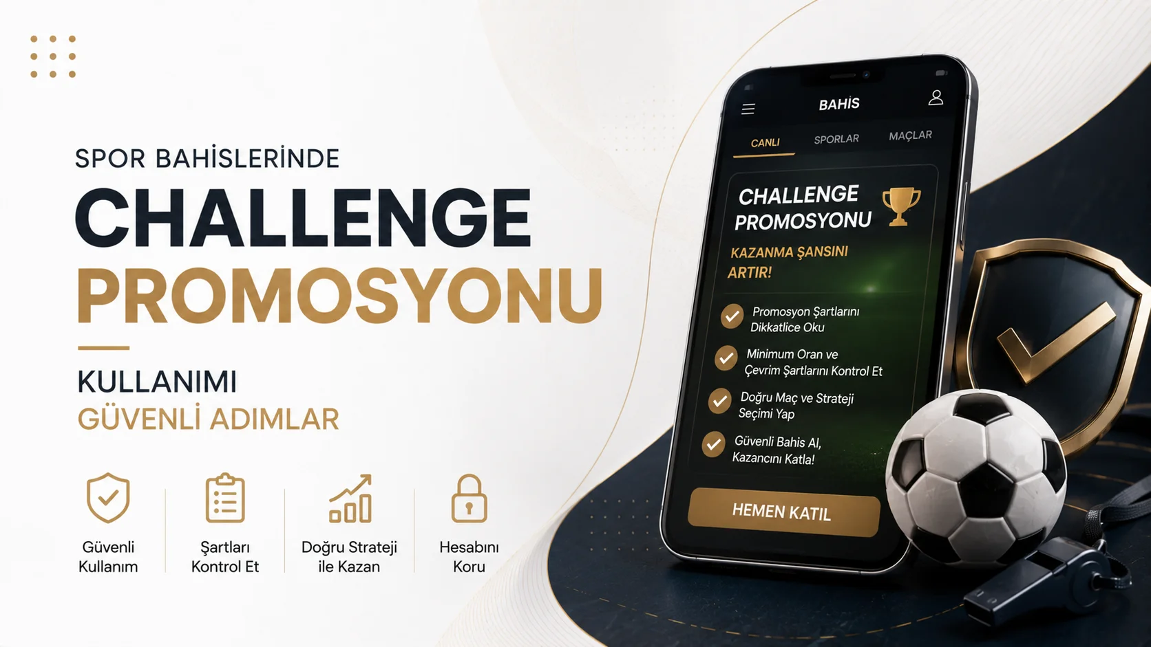 Spor Bahislerinde Challenge Promosyonu Kullanımı Güvenli Adımlar